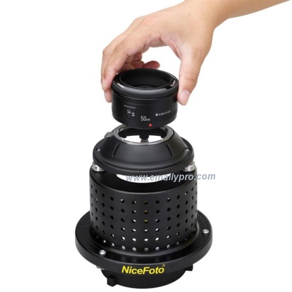 NiceFoto Professional Snoot SN-29 Lens 50mm