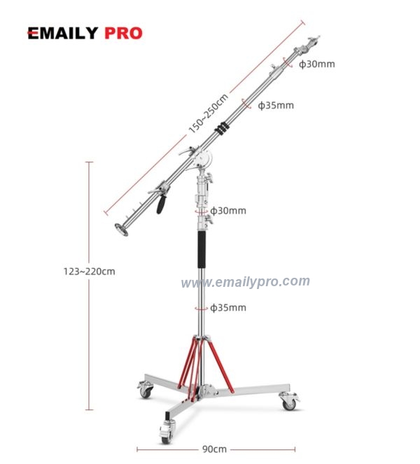 CHÂN LIGHT STAND BOOM L5-120 QIHE PLUS
