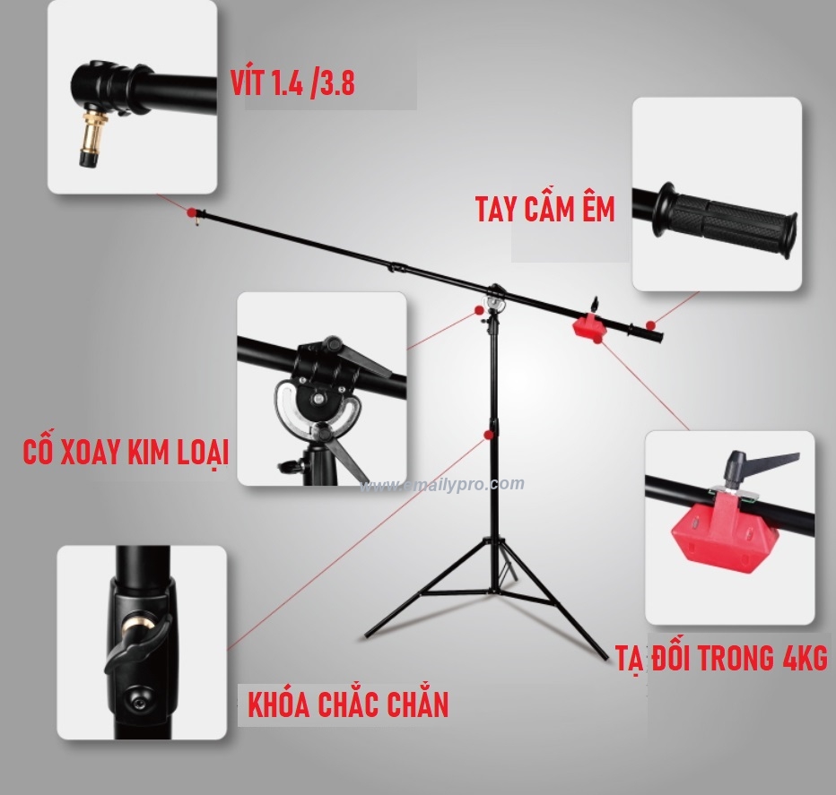 Chân Boom NiceFoto LS-10