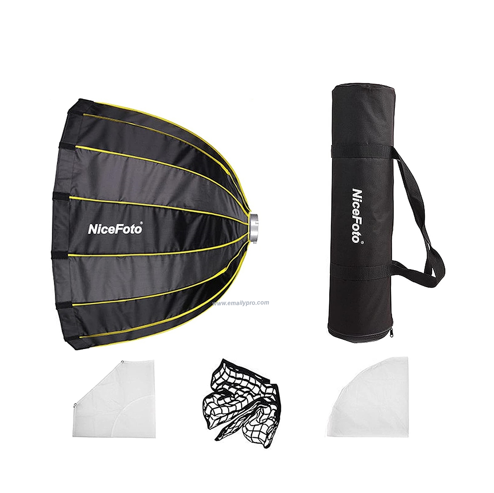 Softbox Parabolic 70cm NiceFoto + Grid