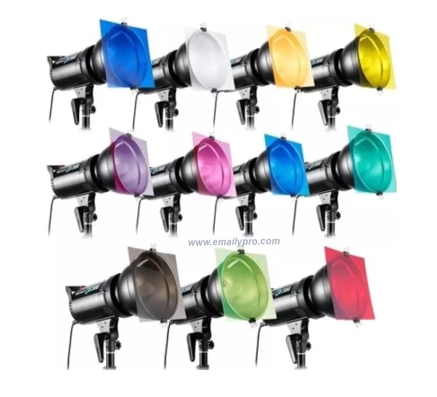 Filter gel màu lọc sáng AMBITFUL 30x30cm 11 MÀU