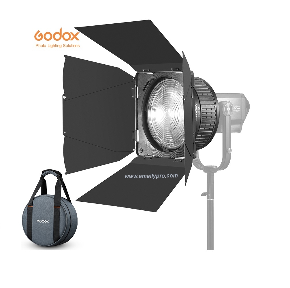 Combo LENS GODOX FLS10 & Barndoor LB-20