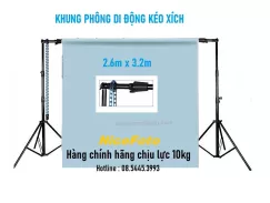 Khung treo phông kéo xích S-12 NiceFoto