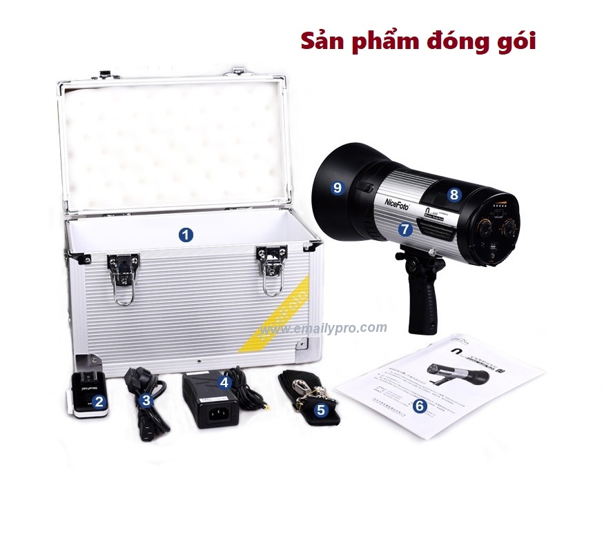 NiceFoto Nflash 400ws Đèn chụp ảnh ngoại cảnh