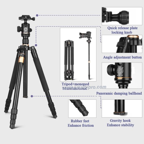 Chân máy ảnh Tripod Beike Q-222