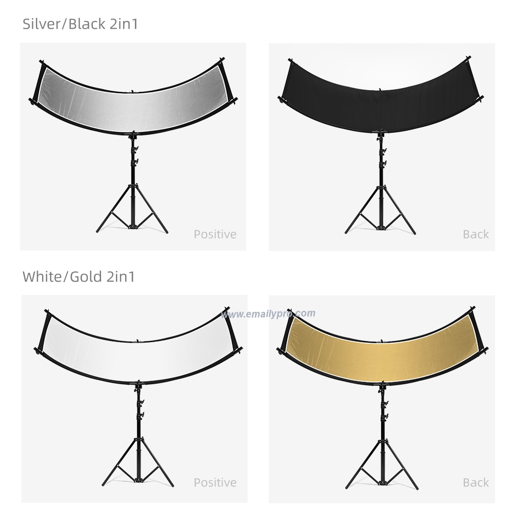 Hắt sáng cong 4in1 Hỗ trợ chụp Beauty Make up