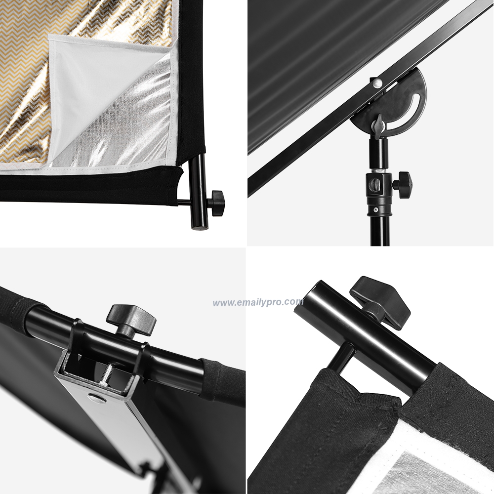 Hắt sáng cong 4in1 Hỗ trợ chụp Beauty Make up