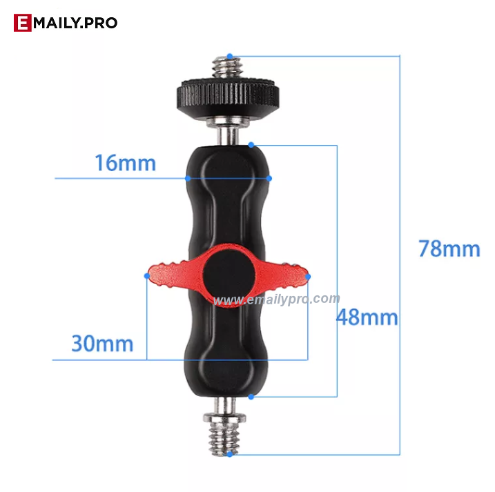 Arm tay nối dài + Kẹp kim loại