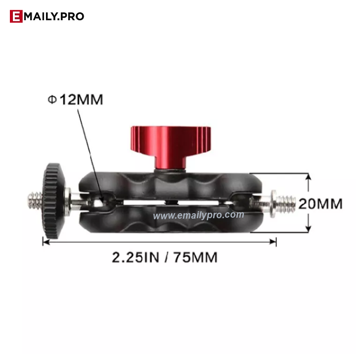 Arm tay nối dài + Kẹp kim loại