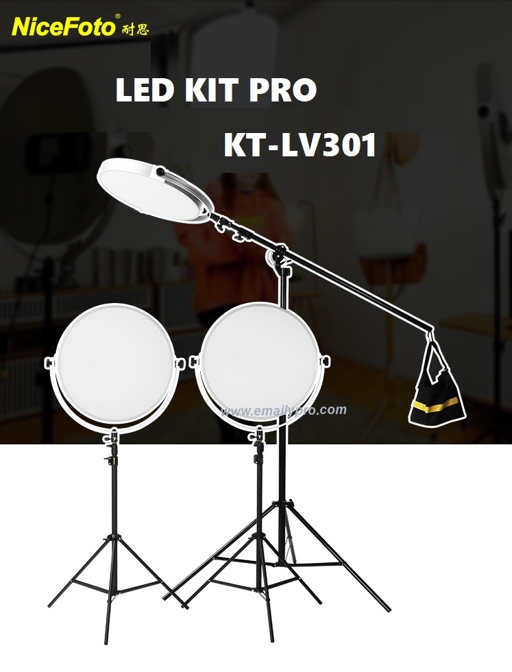 Bộ Đèn KIT Video LED NiceFoto KT-LV301