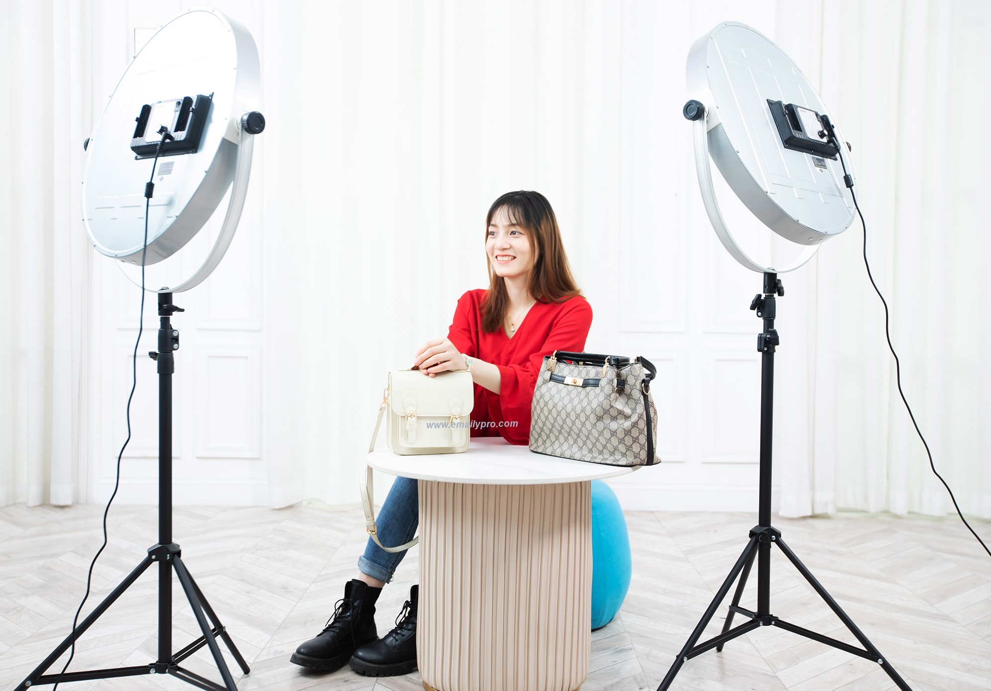 Bộ Đèn KIT Video LED NiceFoto KT-LV201