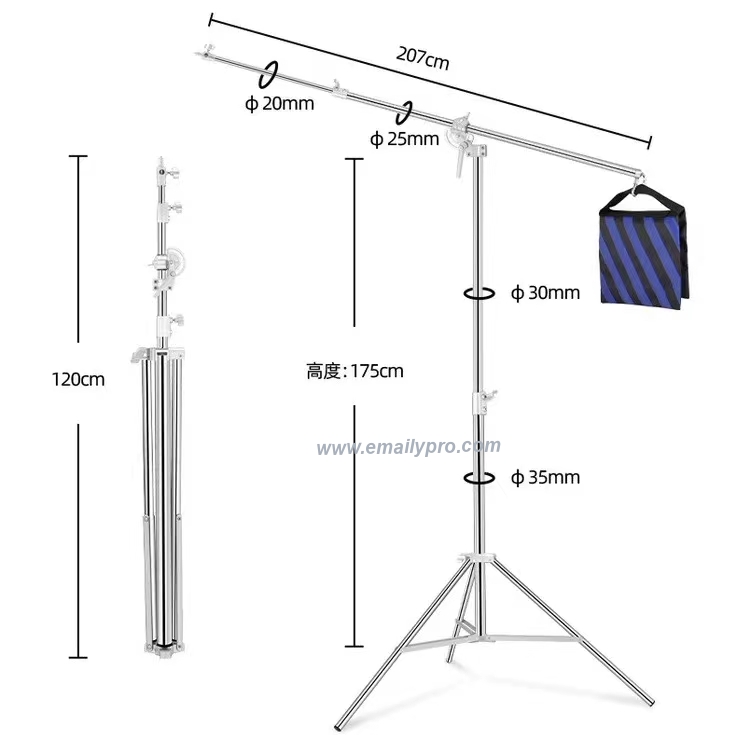 Chân BOOM 2in1 INOX J2158
