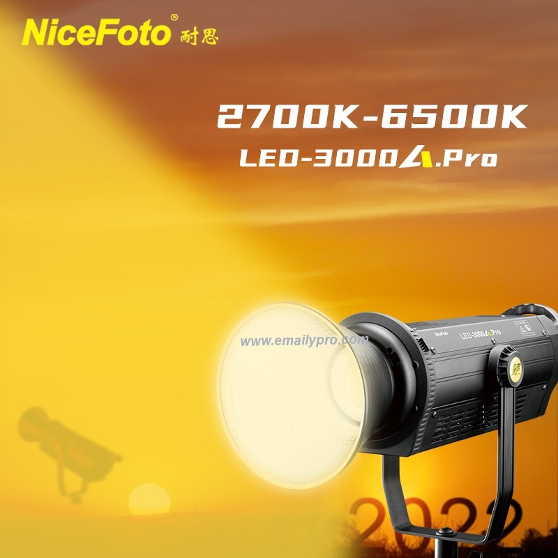 Đèn NiceFoto LED-3000A Pro Bi-Color 2700-6500K