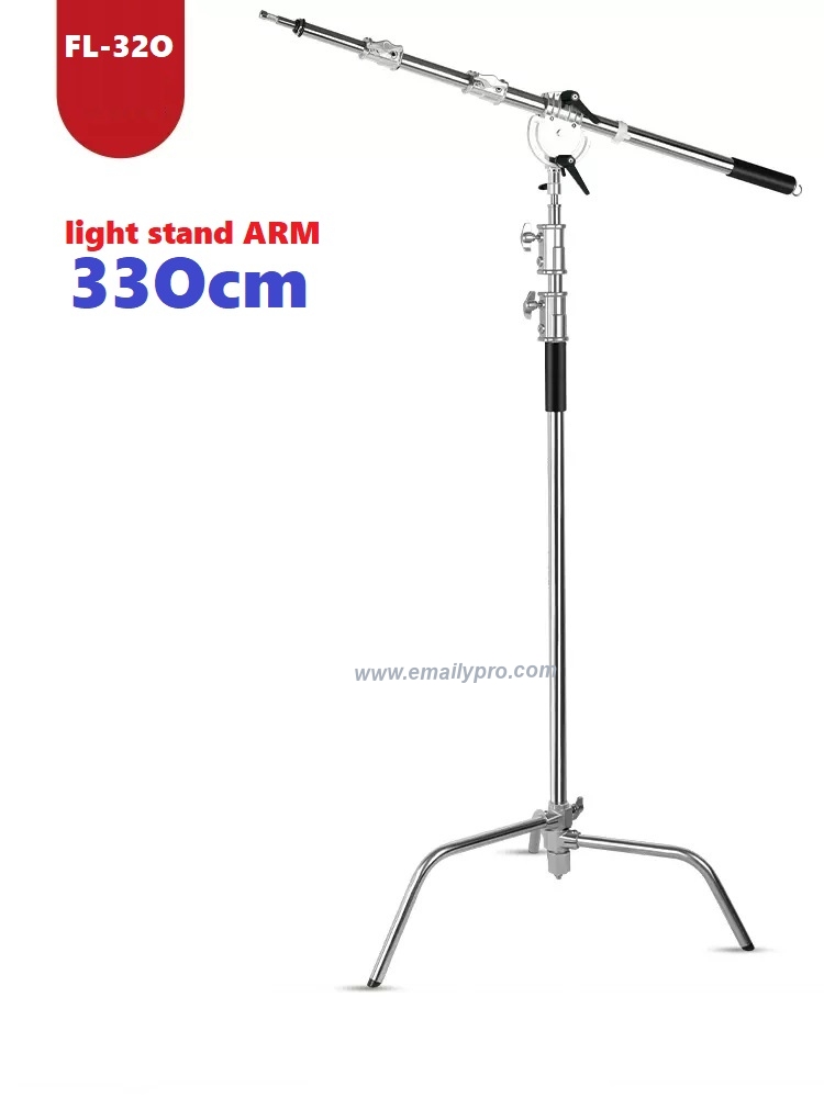 CHÂN LIGHT STAND BOOM INOX FL-320