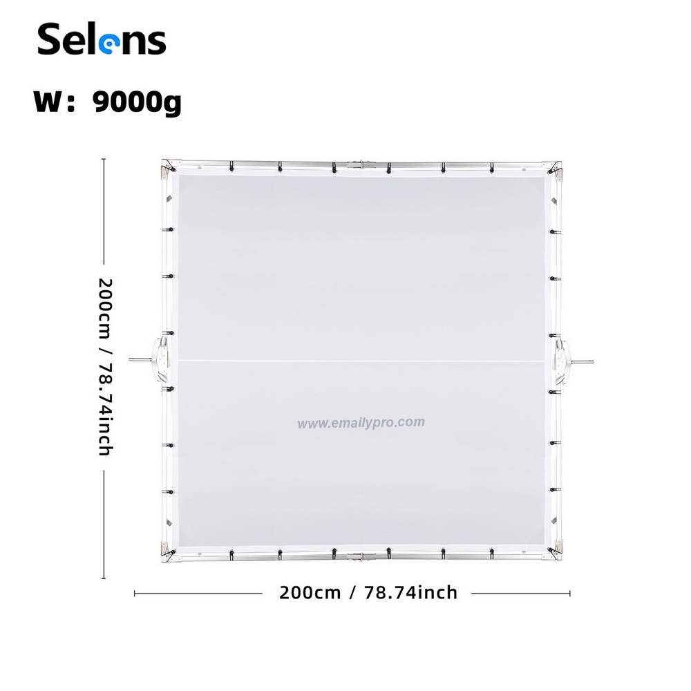FRAME SCRIM DIFFUSER 200cm X200cm -THAO TÁC NHANH