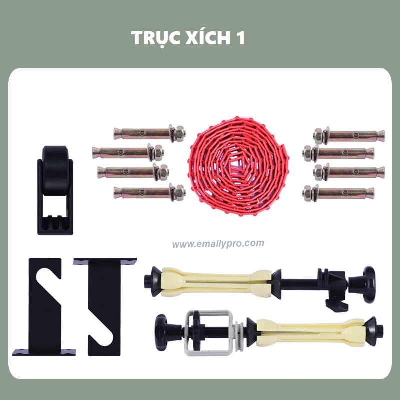 TRỤC KÉO PHÔNG  XÍCH 1 Không Ống