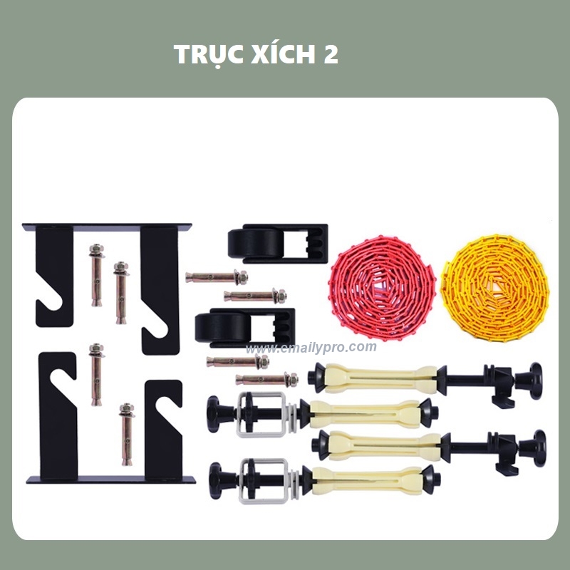 TRỤC KÉO PHÔNG  XÍCH 2 Không Ống