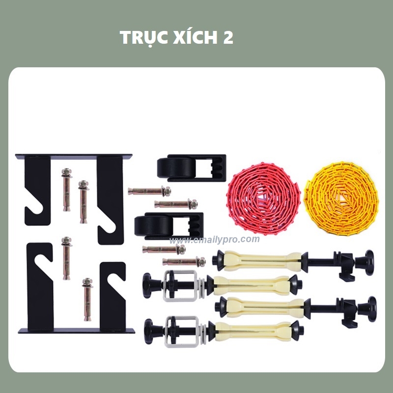 TRỤC KÉO PHÔNG XÍCH 2 Không Ống