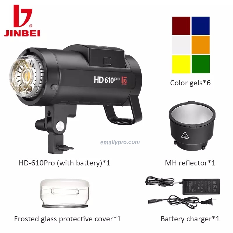 JINBEI HD-610 Pro 600W Flash HSS TTL