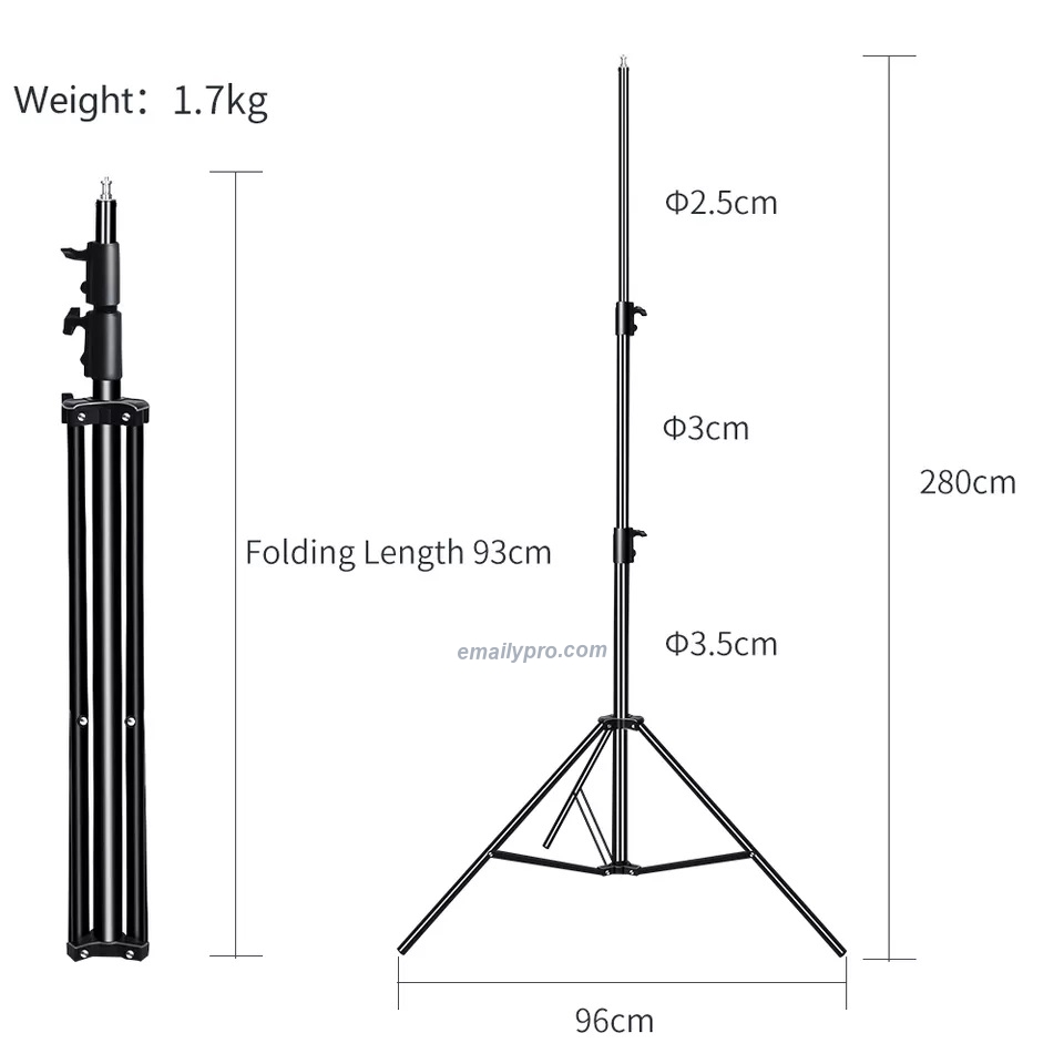 LIGHT STAND 280B EMAILYPRO