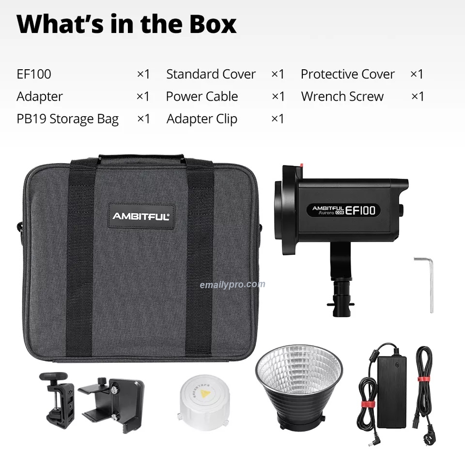 AMBITFUL LED EF-100 VIDEO LIGHT 100W