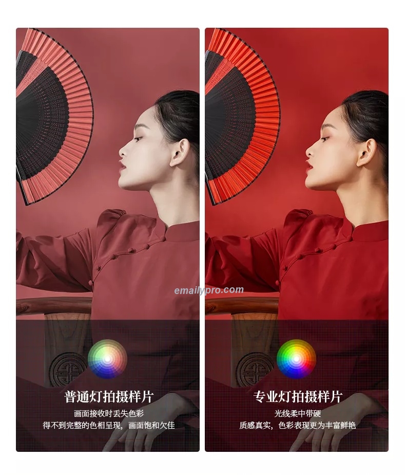 Đèn Spotlight LED YM-80 Bi-Colour 50W