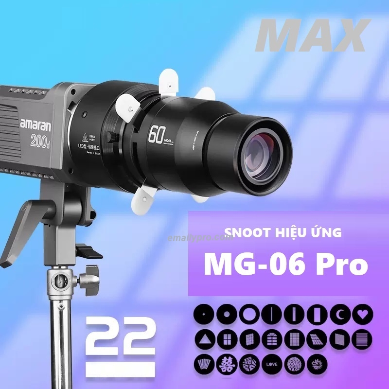 Bộ hiệu ứng MG-06Pro MAX Lens 60mm NEW