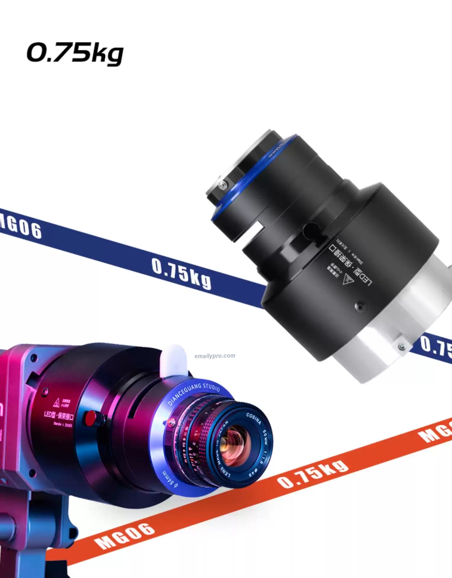 Bộ hiệu ứng MG-06Pro MAX Lens 60mm NEW