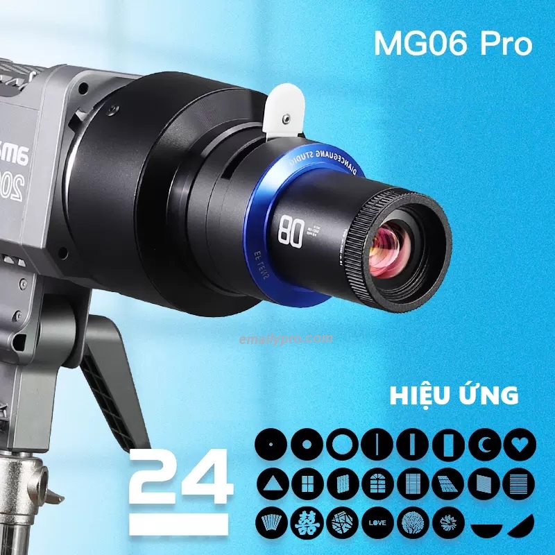 Bộ hiệu ứng MG-06 Pro Lens 80mm