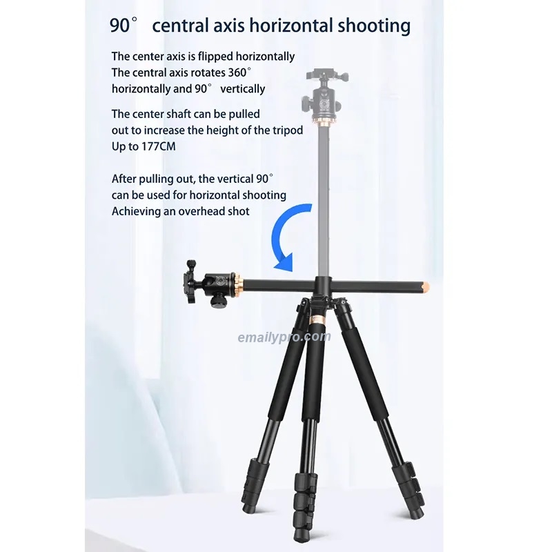 Chân Máy Ảnh Tripod Beike QZSD-Q958