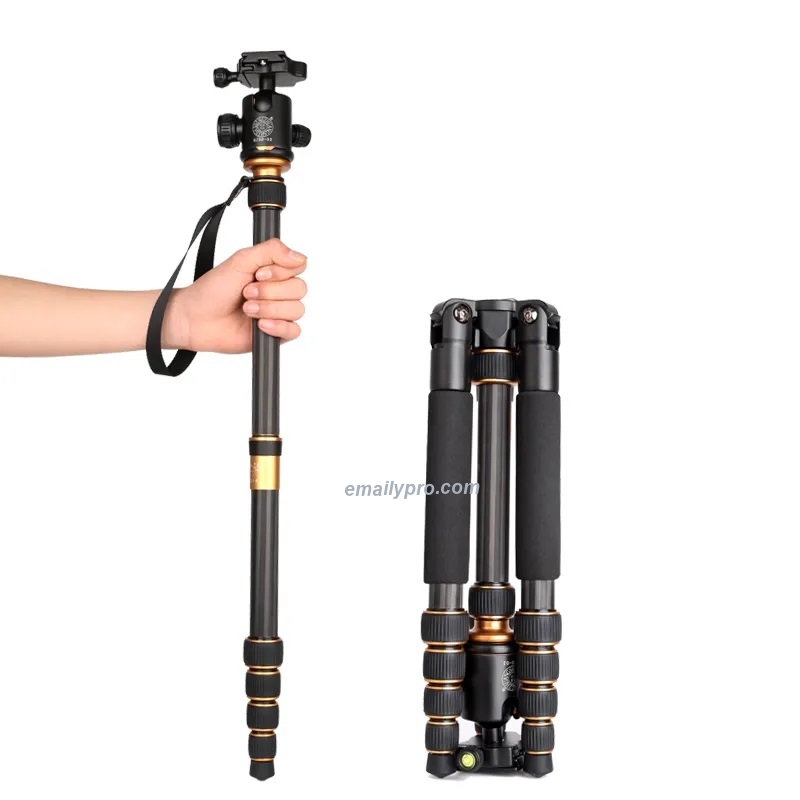 Chân Máy Ảnh Tripod Beike Q-660C Carbon 158CM