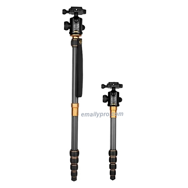 Chân Máy Ảnh Tripod Beike Q-660C Carbon 158CM
