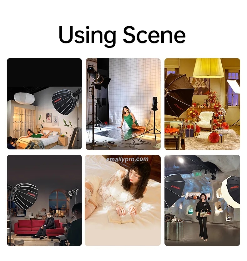 LED JINBEI EL-300Bi NEW 300W 2700K-- 6500K