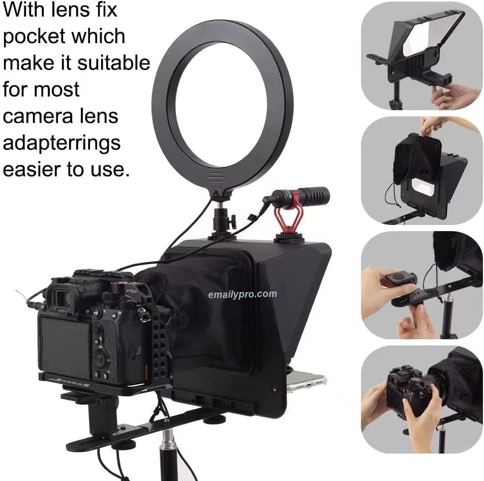 Teleprompter INMEI Professionnel 10 inch