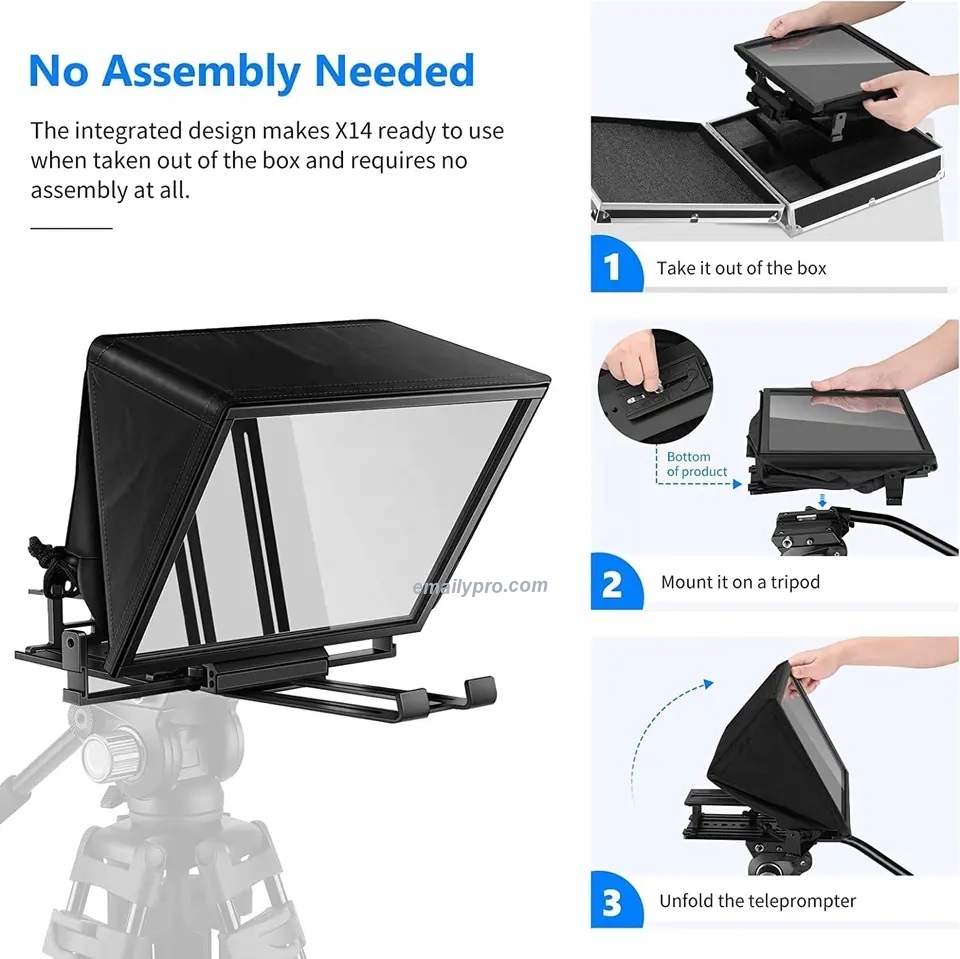 Teleprompter INMEI Professionnel 14 Inch