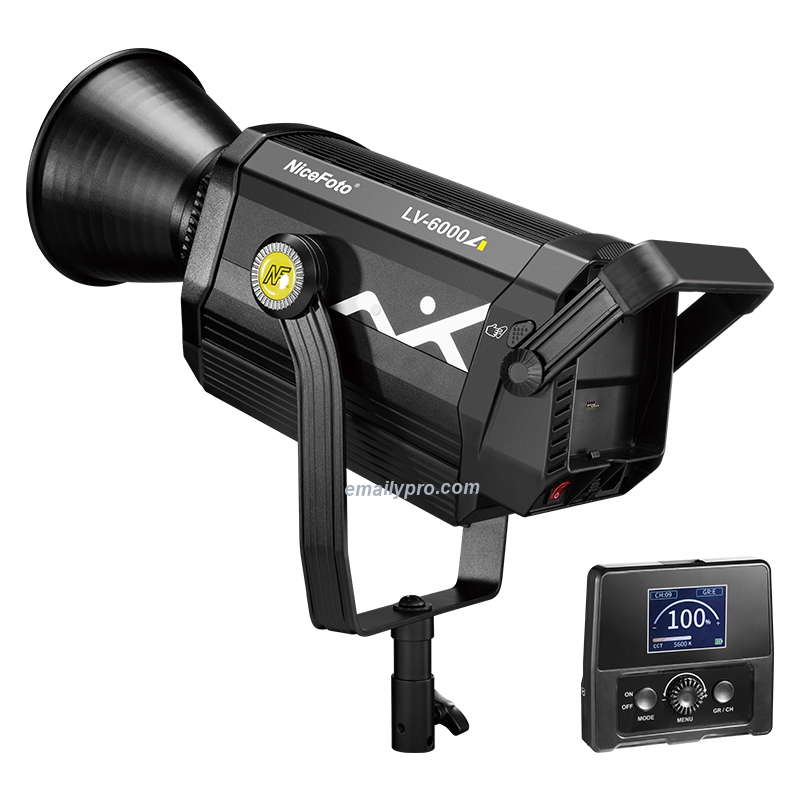 NiceFoto 600W 2700-6500K Bi-color Professional