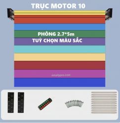 Combo Trục Motor Điện*10 + 10 Phông 2.7*5m