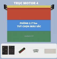 Combo Trục Motor Điện*4 + 4 Phông 2.7*5mm