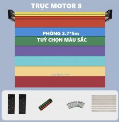 Combo Trục Motor Điện*8 + 8 Phông 2.7*5m