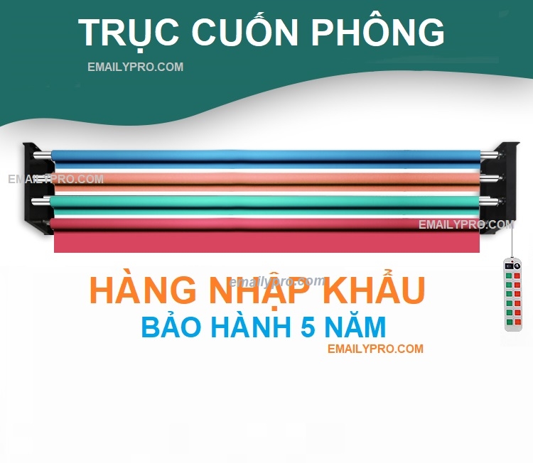 Combo Trục Motor Điện*6 + 6 Phông 2.7*5m