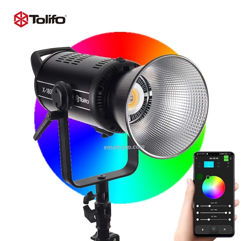 ĐÈN LED TOLIFO X-180RGB 2700K / 6500K DMX