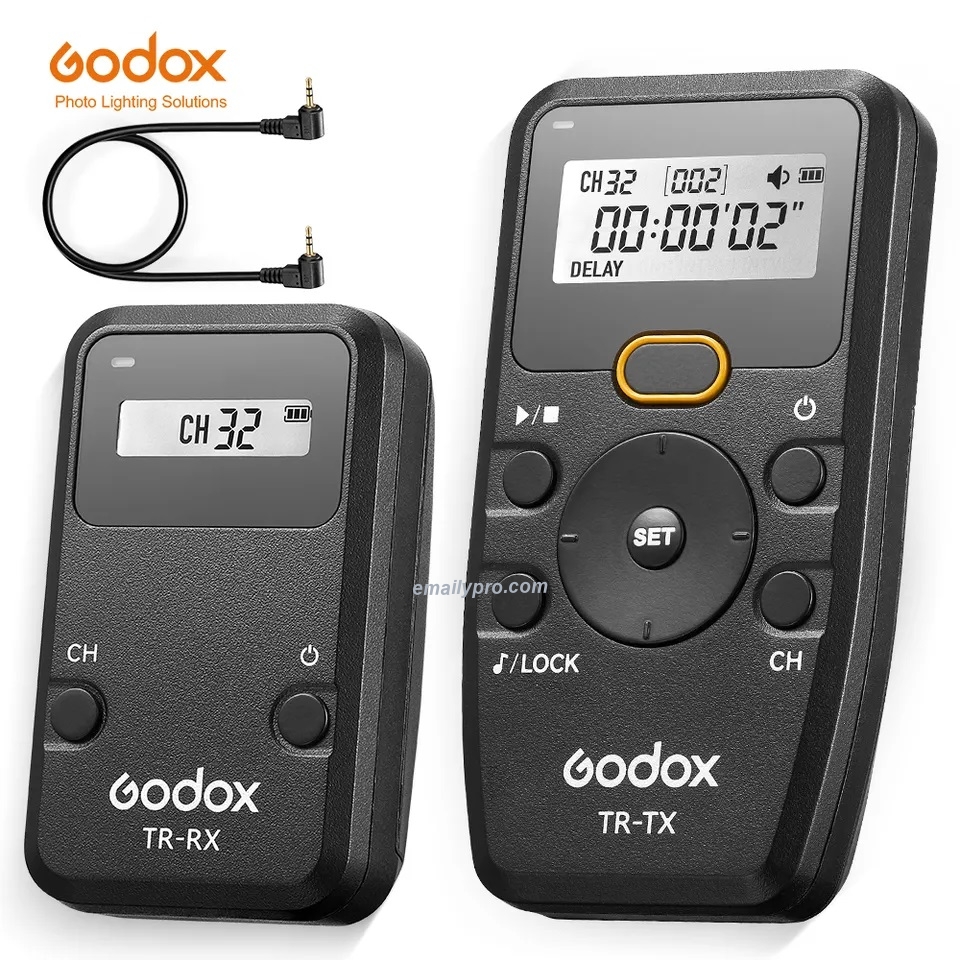 Godox Điều khiển từ xa TR-C1 TR-C3 TR-N1 TR-N3 TR-S1 TR-S3