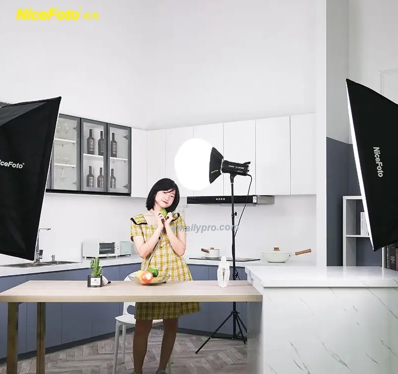 Đèn NiceFoto HC-1500SBIII LED Video Light - 5600k 150w