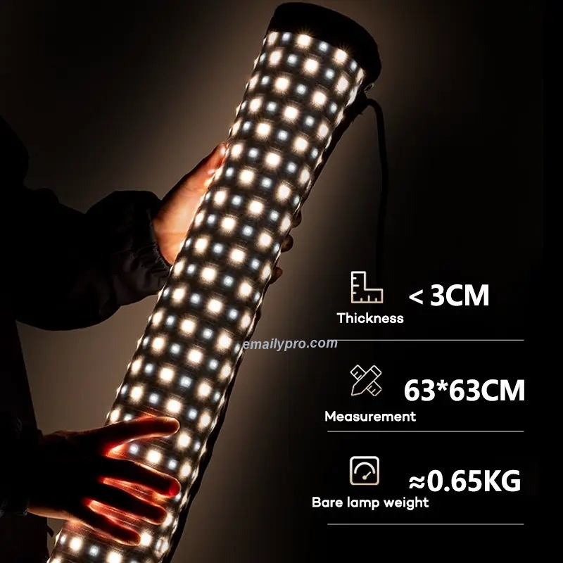 LED JB-150BI Light 63*63cm Softobx Photo Studio