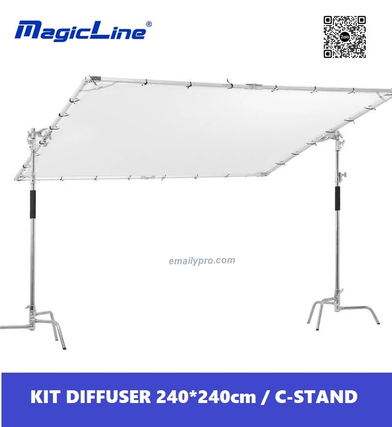 KIT FRAME SCRIM DIFFUSER + C-STAND ML-240