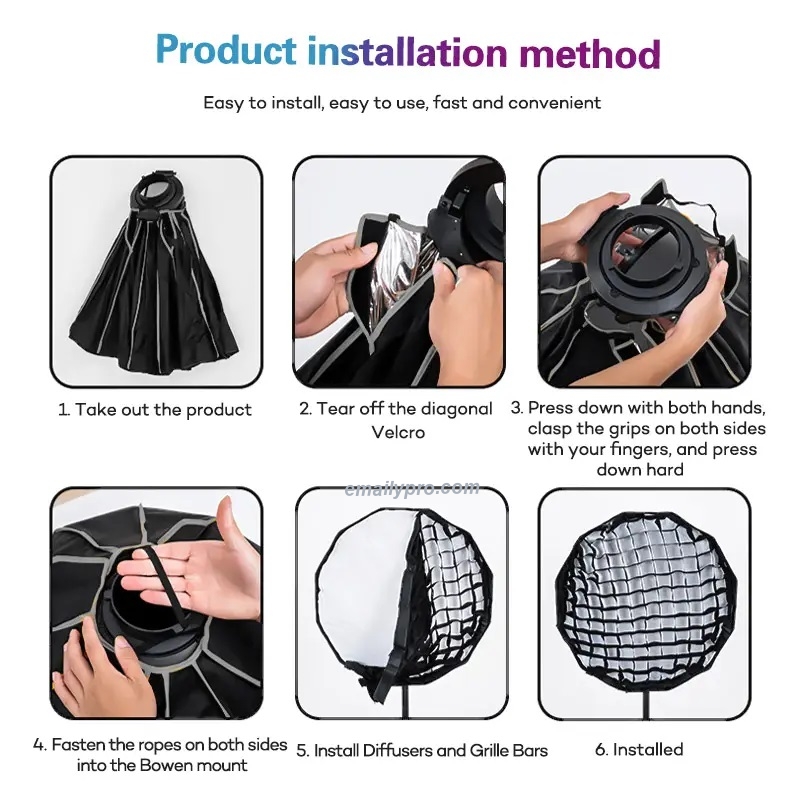 ZSYB - Deep parabolic softbox