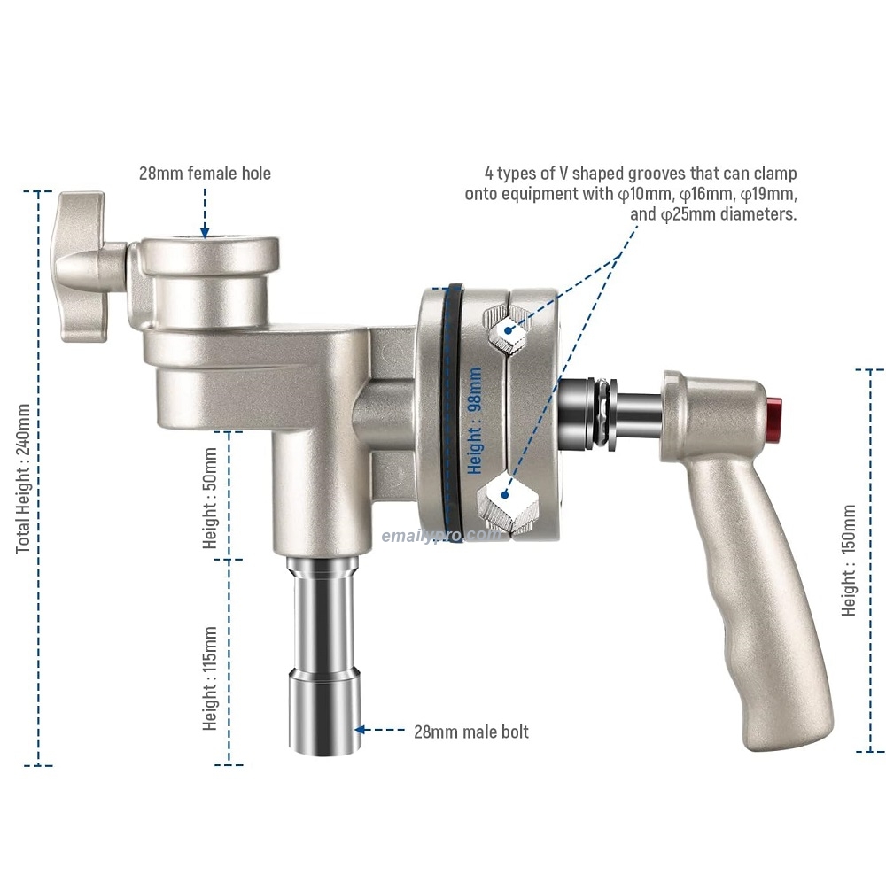 Bộ chuyển đổi giá đỡ chân đèn AMBITFUL C-19