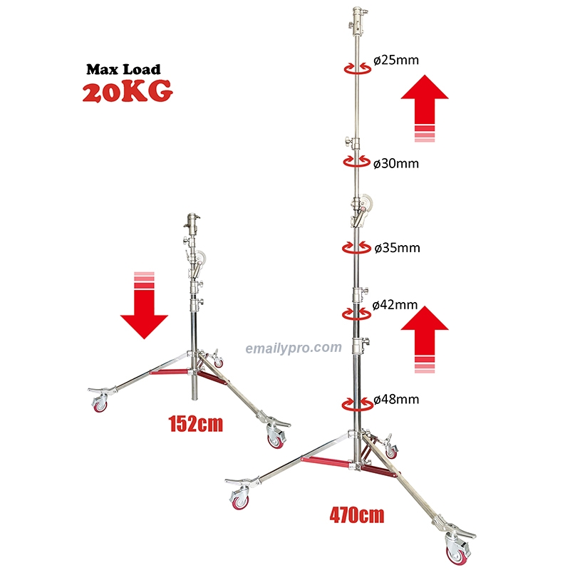 CHÂN BOOM LIGHT STAND L6-2700 QIHE