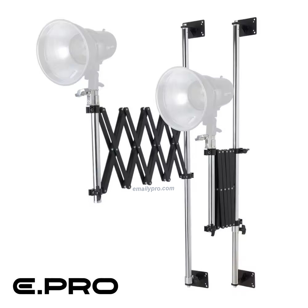 Tay xếp treo đèn gắn tường 140cm