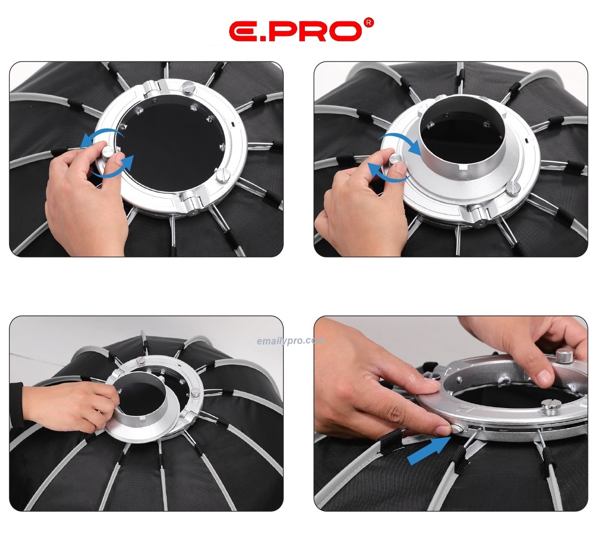 Softbox E.PRO QS-90 Parabolic DEEP